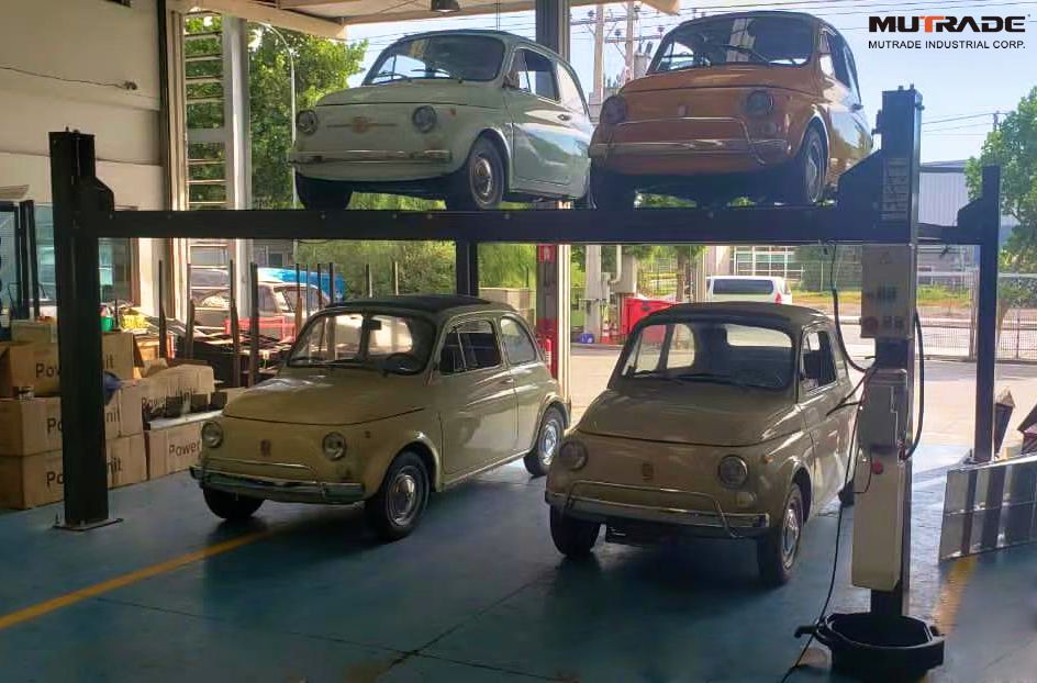 4 post hydraulic car parking lift mutrade CE TUV EAC high quality china price heavy duty 4-стоечный гидравлический подъемник для парковки автомобиля Mutrade CE TUV EAC, высокое качество, китайская цена, сверхмощный