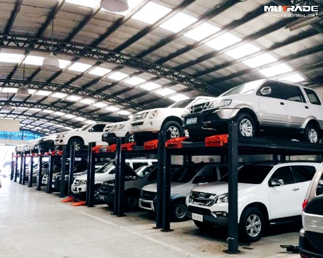 4 post hydraulic car parking lift mutrade CE TUV EAC high quality 4-стоечный гидравлический подъемник для парковки автомобиля Mutrade CE TUV EAC, высокое качество, китайская цена