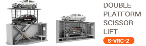 S-VRC-2, наш двухплатформенный ножничный подъемник.