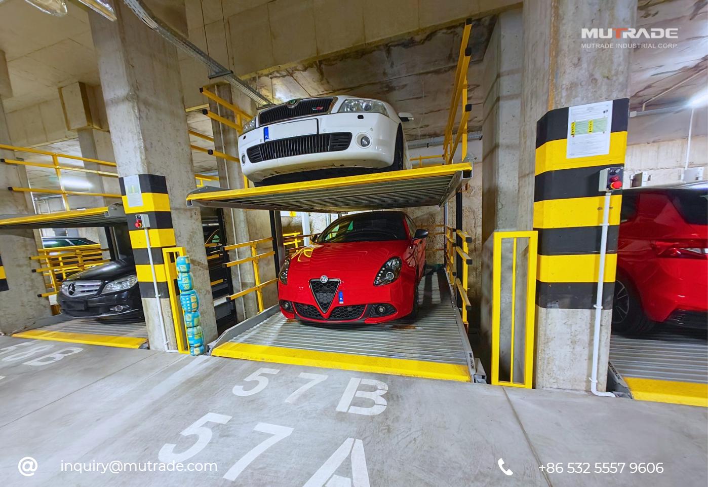 яма парковка лифт подземный 2-х стоечный